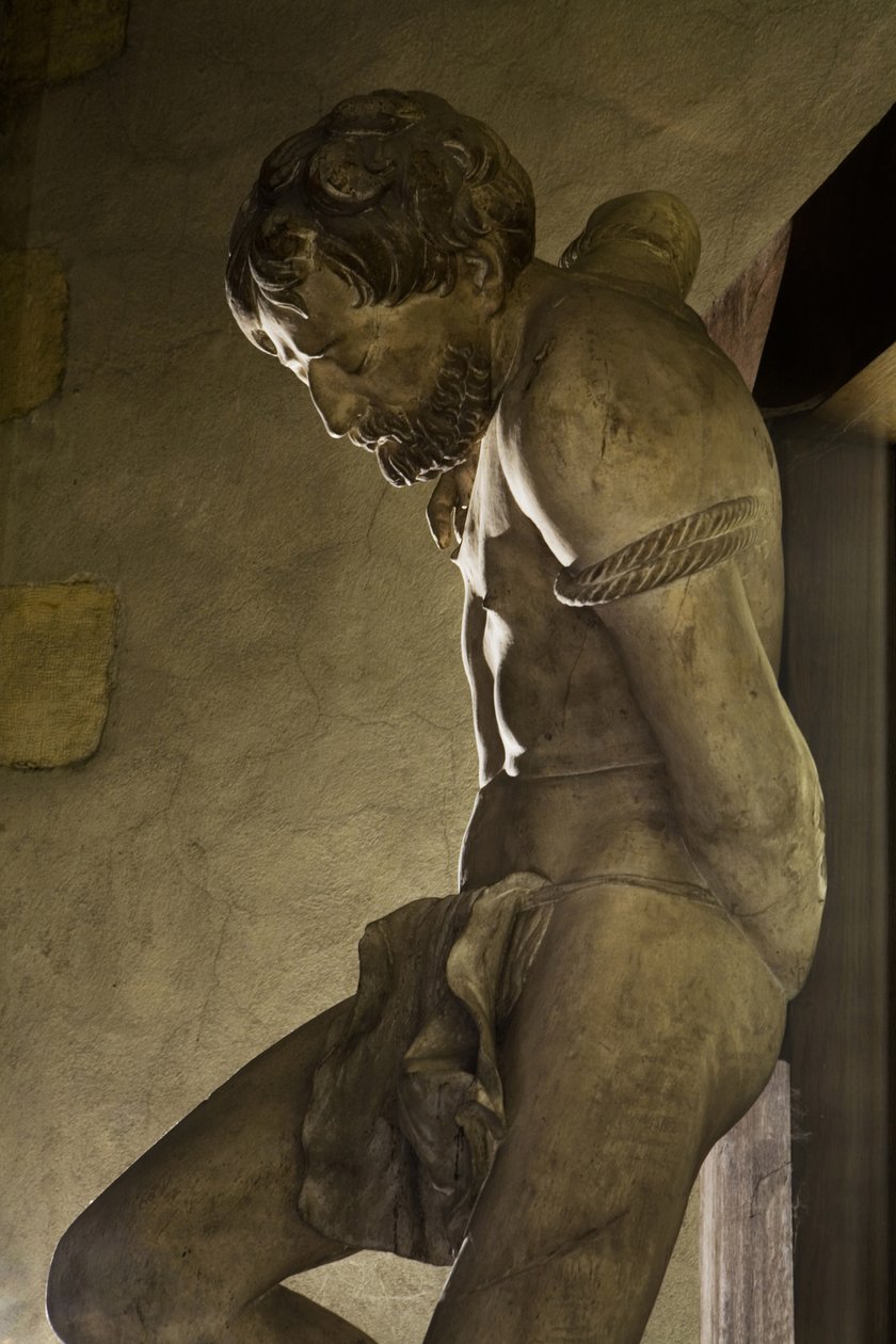 Golgata, detalj, ca. 1530 (malt tre) av Ligier Richier