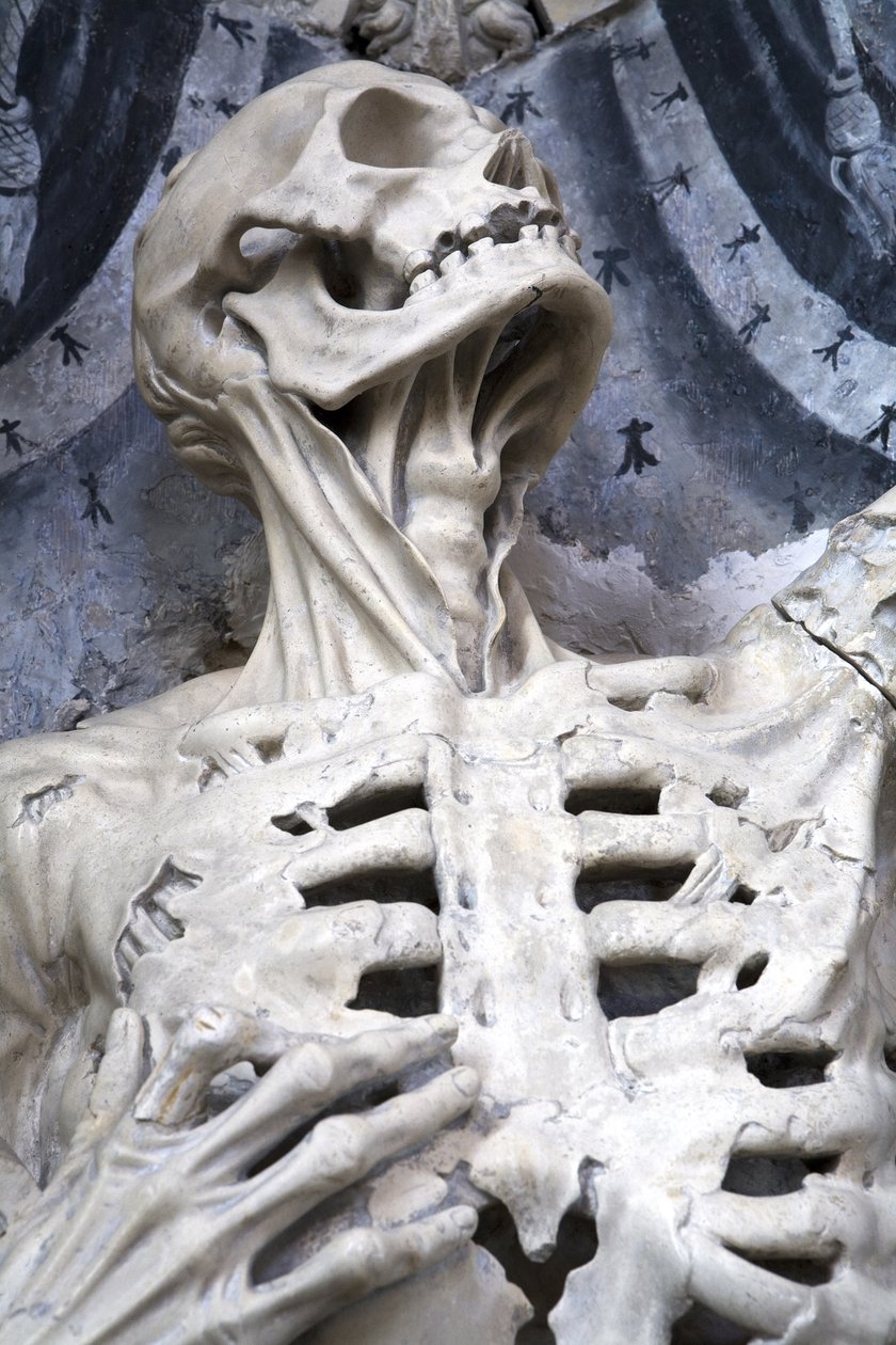 Flayed, eller The Skjelette, detalj av Ligier Richier