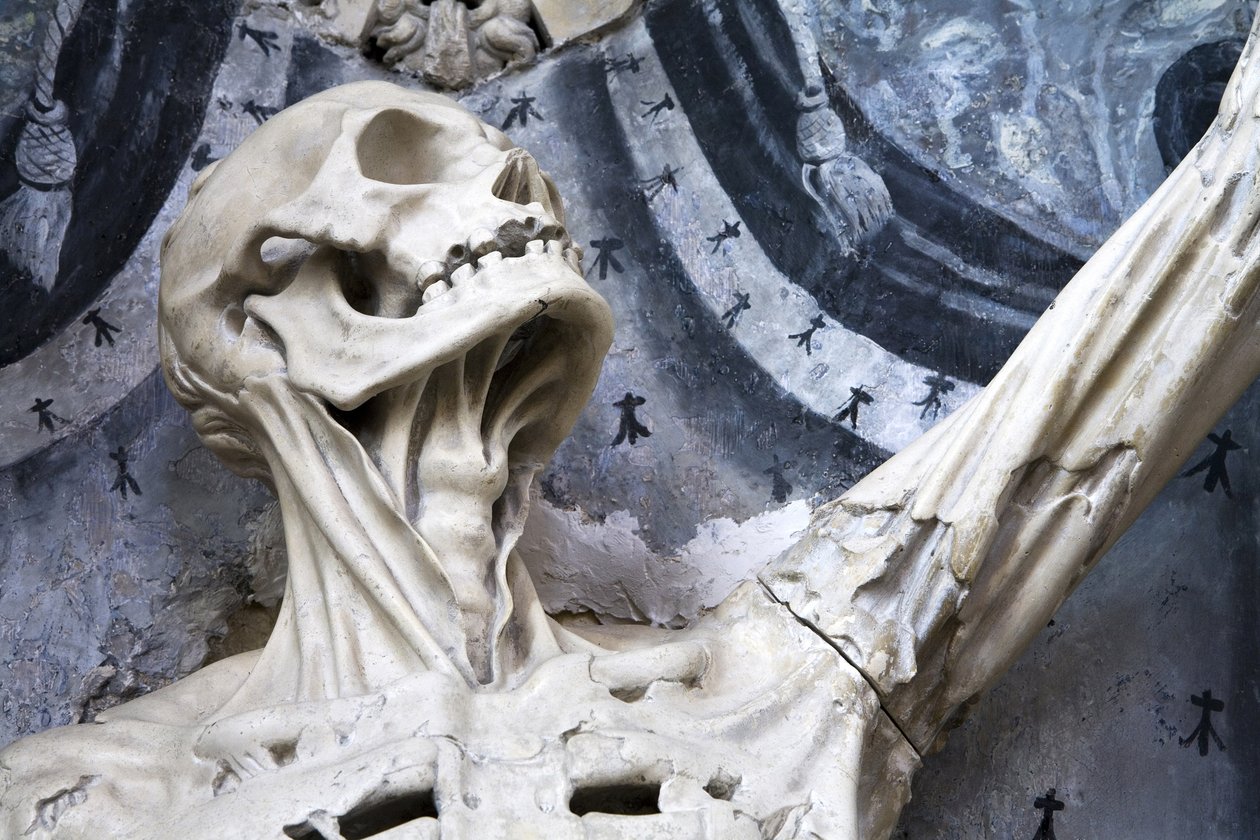 Flayed, eller The Skjelette, detalj av Ligier Richier