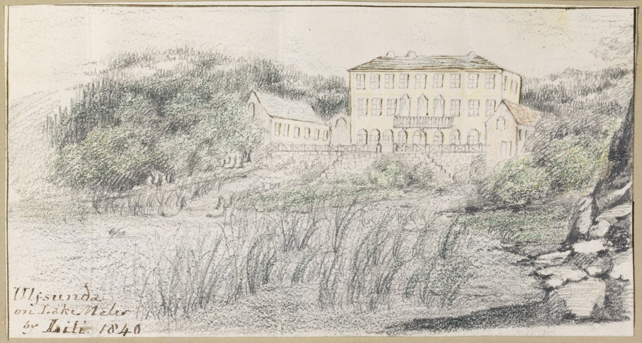 Ulfsunda ved Malersjøen, 1840 av Lili Cartwright