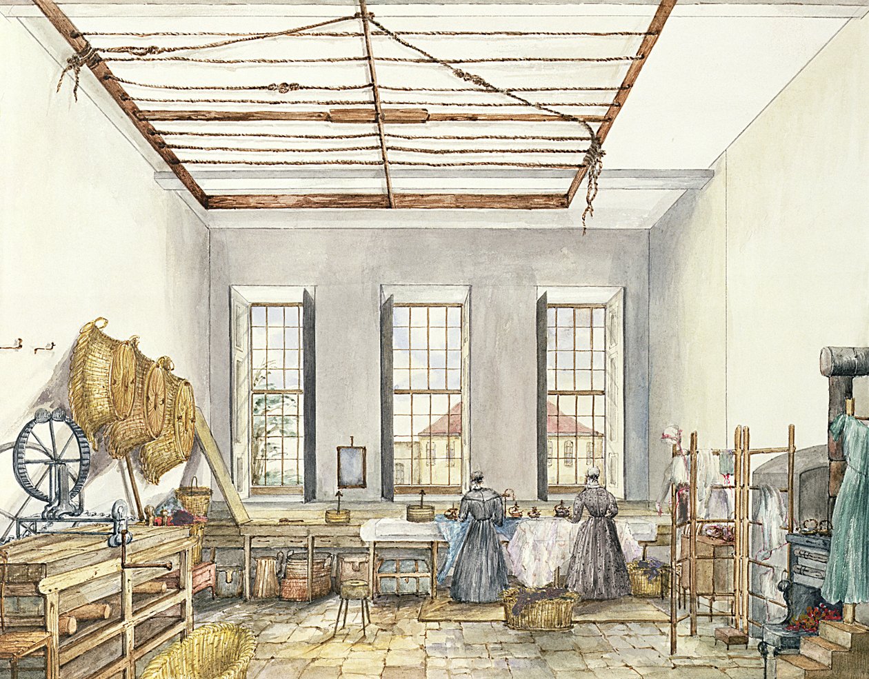 The Laundry at Aynhoe, 23. februar 1847 av Lili Cartwright
