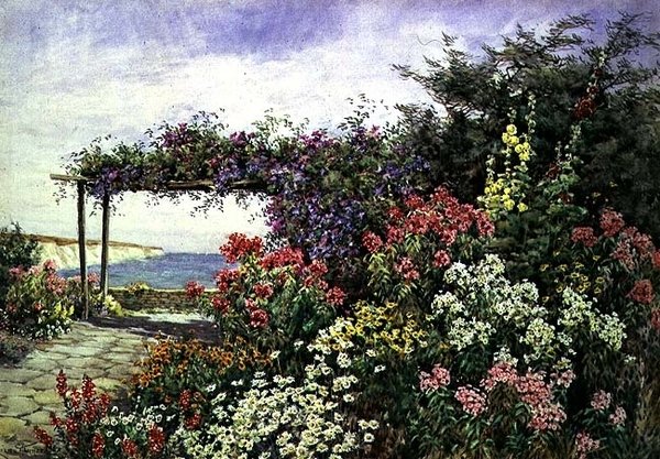 Den blomstrende grensen, Sussex av Lilian Stannard