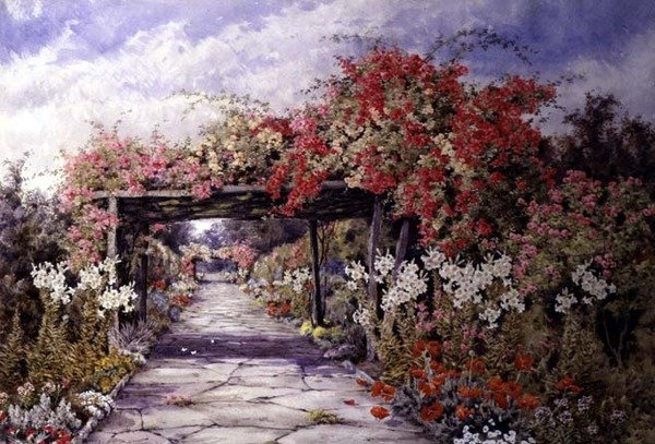 Rambler Roses av Lilian Stannard