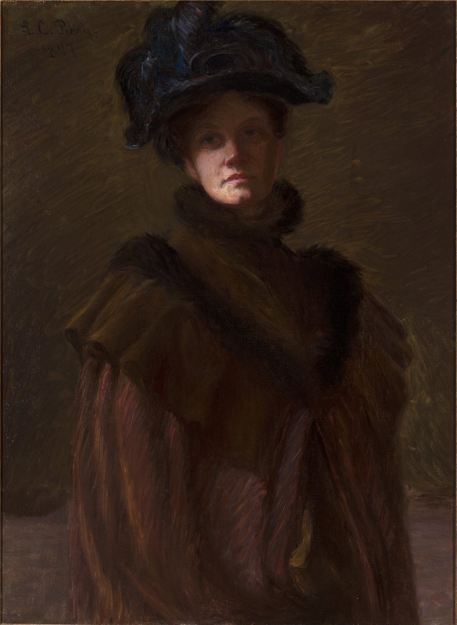 Selvportrett av Lilla Cabot Perry av Lilla Cabot Perry