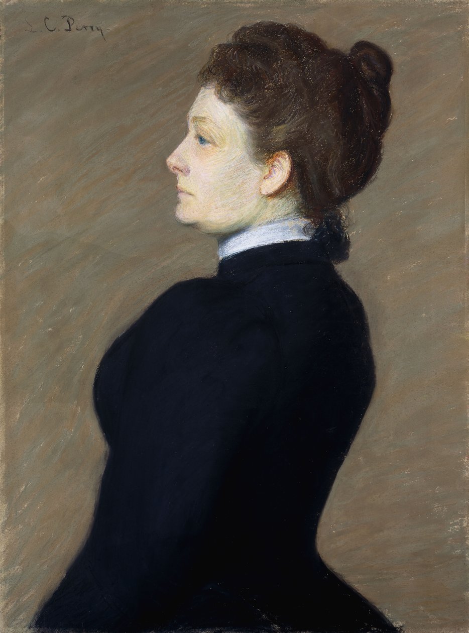 Dame i svart av Lilla Cabot Perry