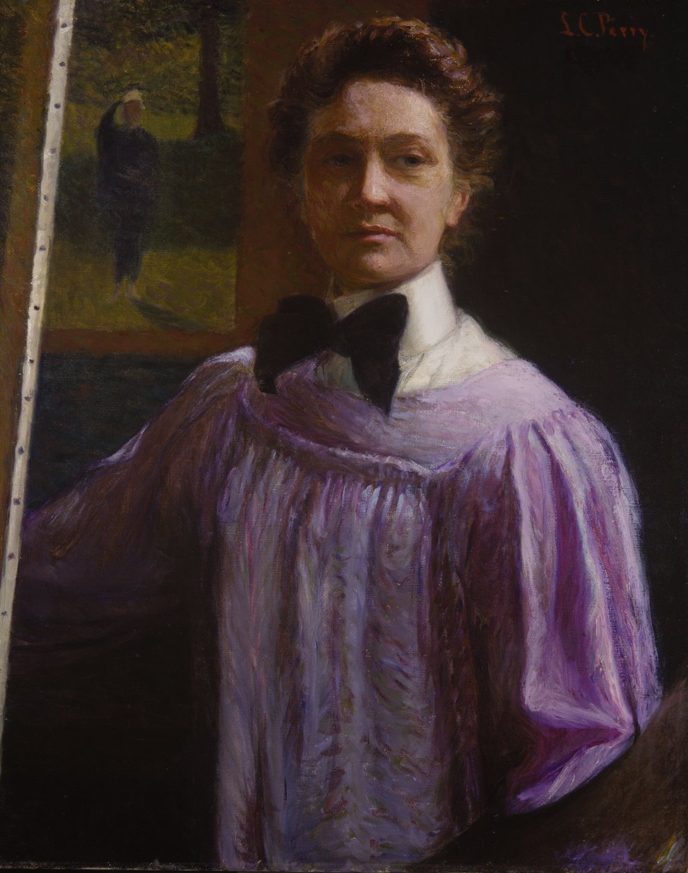 Selvportrett av Lilla Cabot Perry