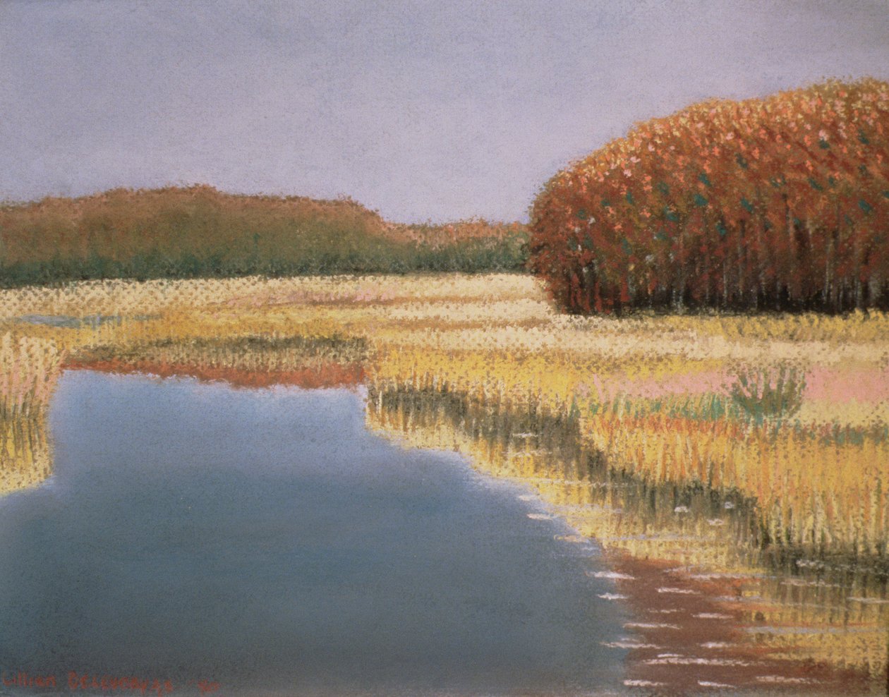 New England høst, 1990 av Lillian Delevoryas