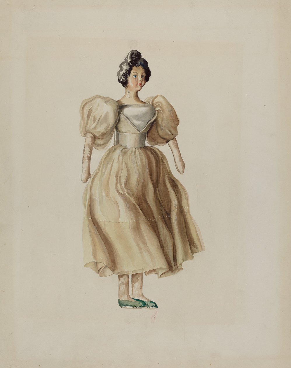 Dukke, c. 1936. av Lillian Causey