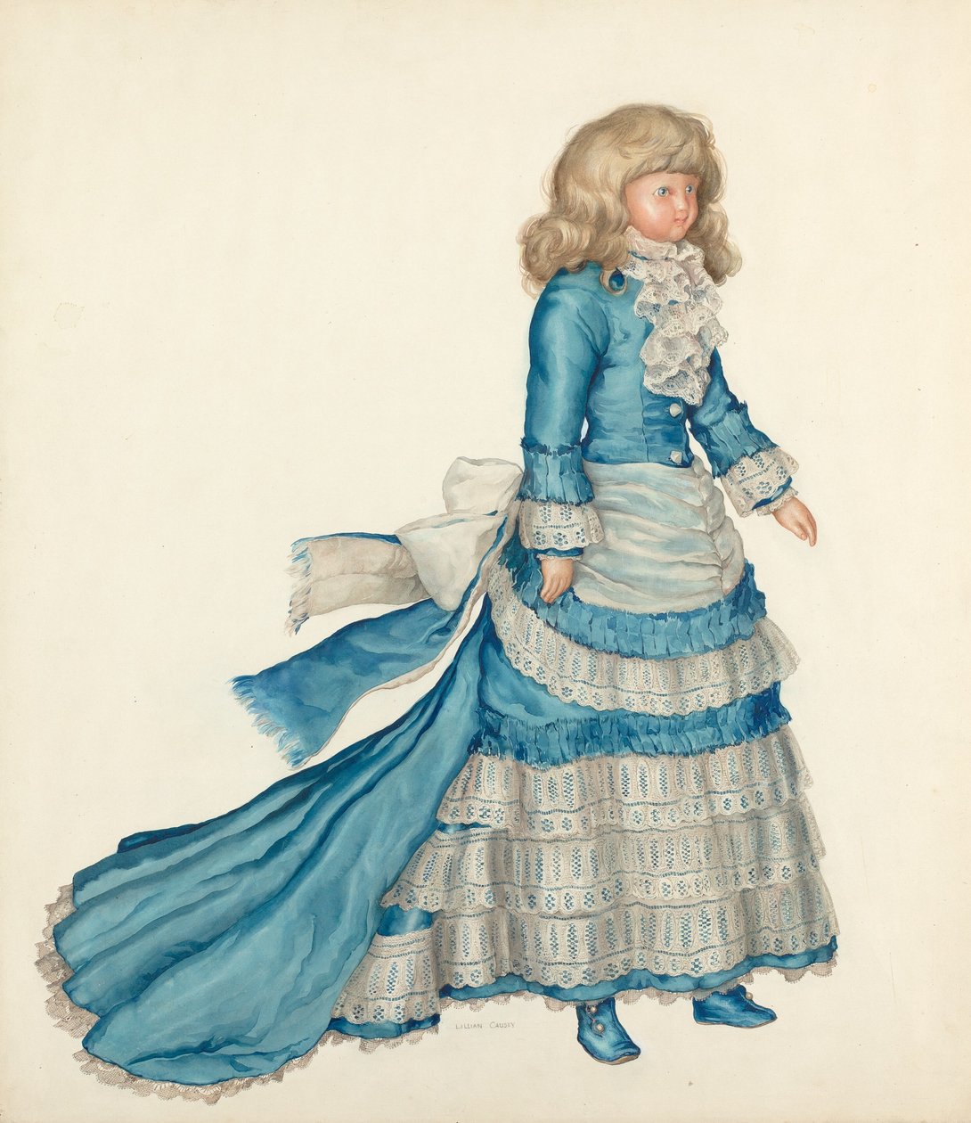 Doll in Blue Dress, 19351942.    1141689   no       norwegian Successfully Translated  Original: Shepherds Resting by a Stream Translat: Shepherds Resting by a Stream 1221681 no norwegian Successfully Translated Original: François-Paul Meurice, 1854. Creat av Lillian Causey