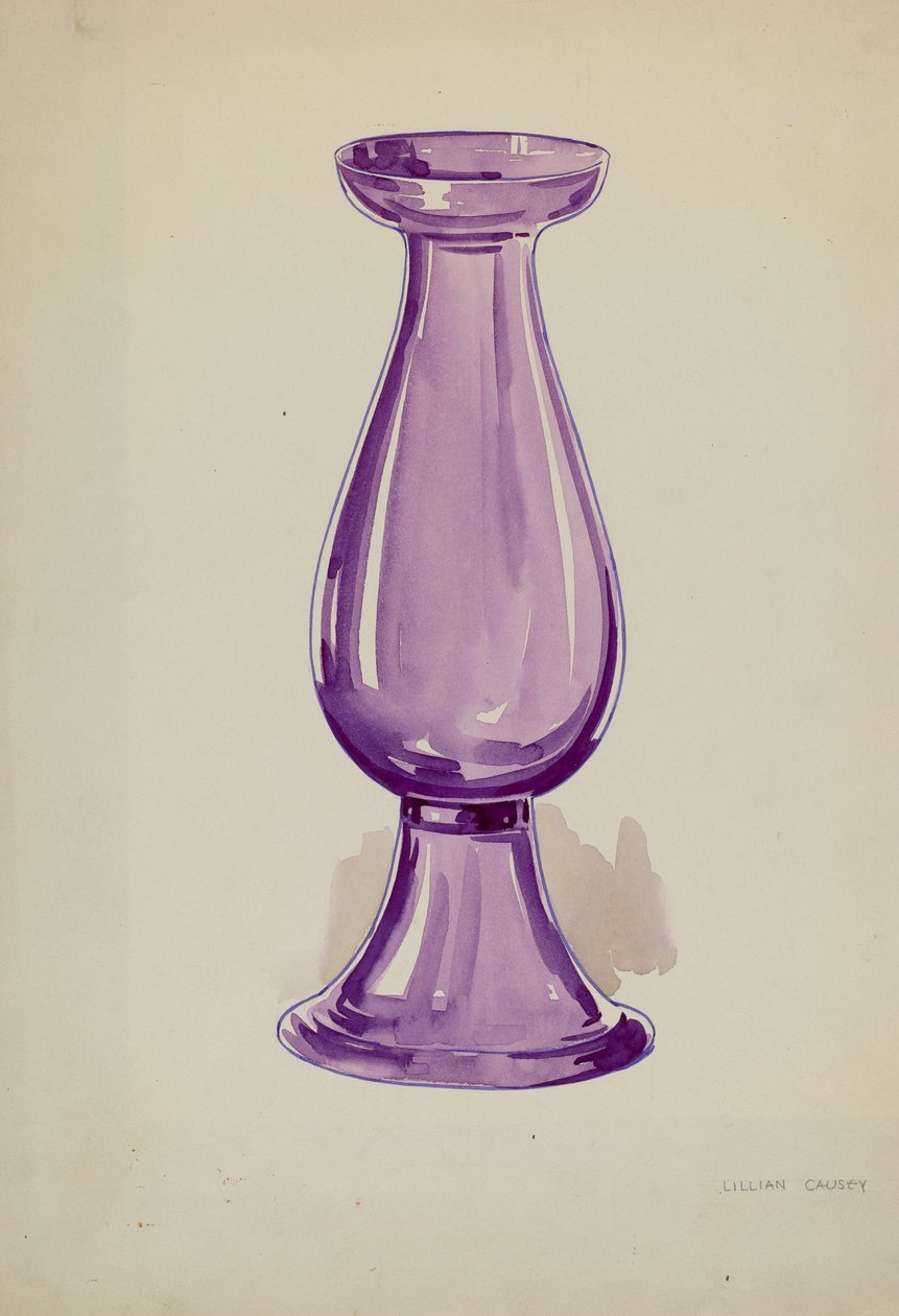 Vase, ca. 1936. av Lillian Causey