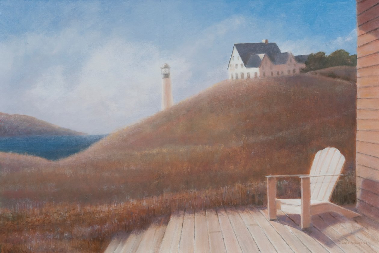 Maine landskap, 2012 (akryl på lerret) av Lincoln Seligman