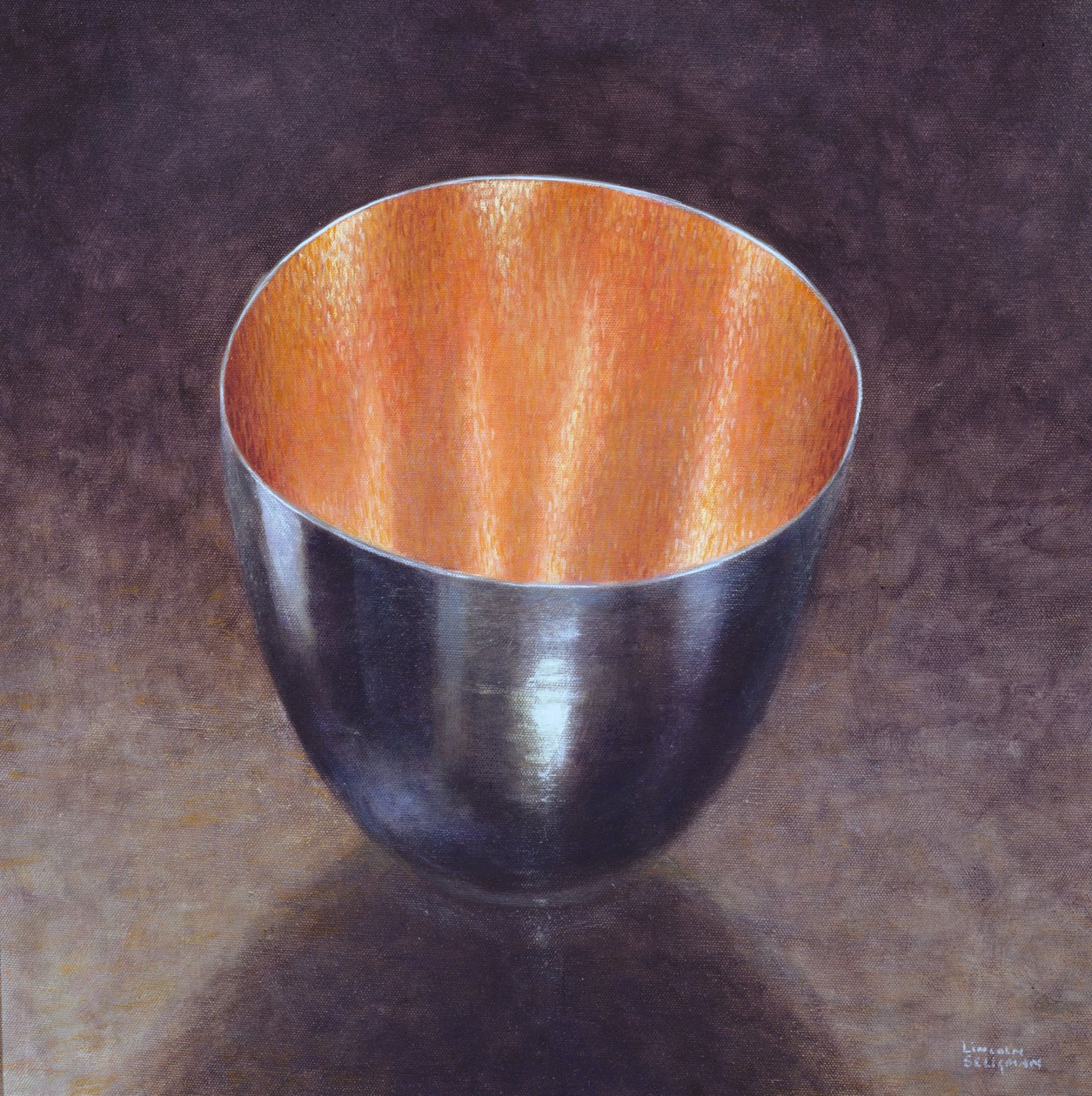 Stålskål, 2005 (akryl) av Lincoln Seligman