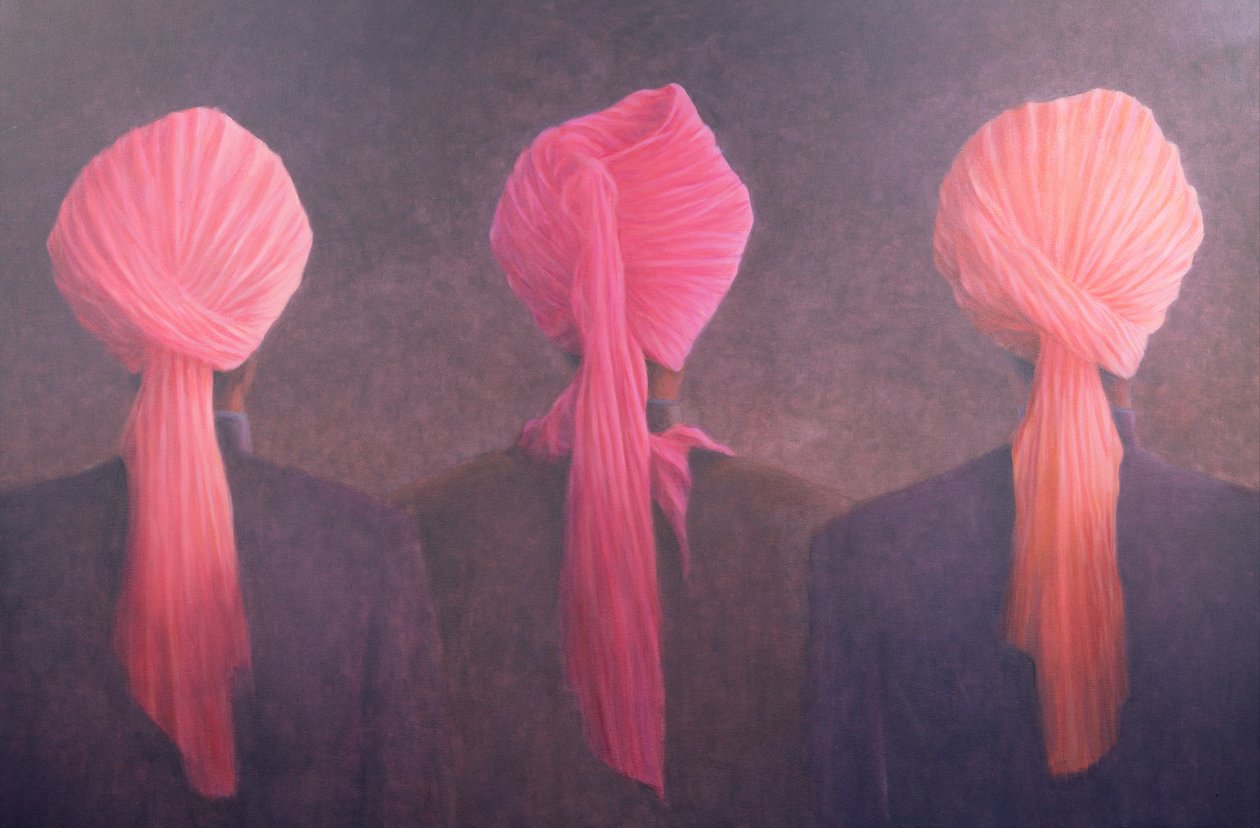 Turban Triptych av Lincoln Seligman