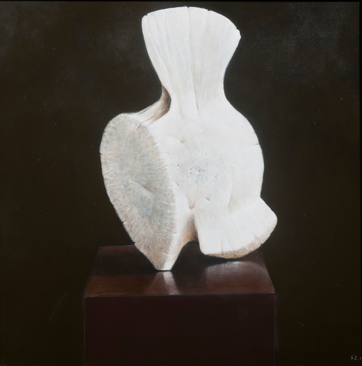 Hel vertebra, 2012 (akryl på lerret) av Lincoln Seligman