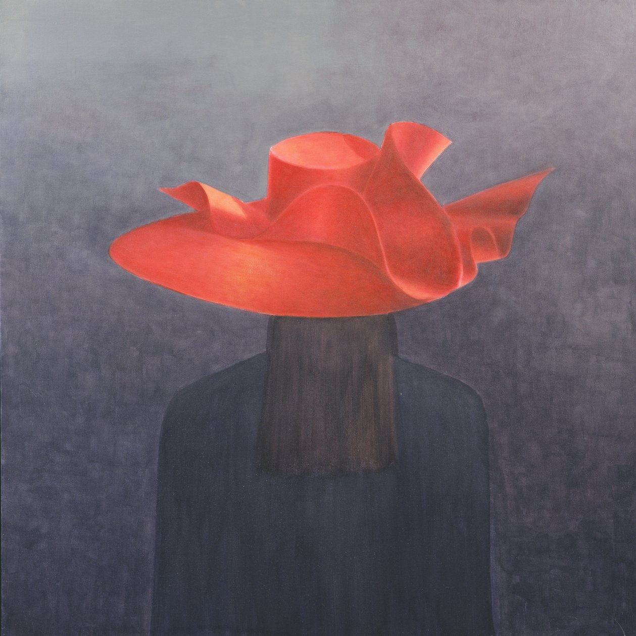 Red Hat, 2004 (akryl på lerret) av Lincoln Seligman