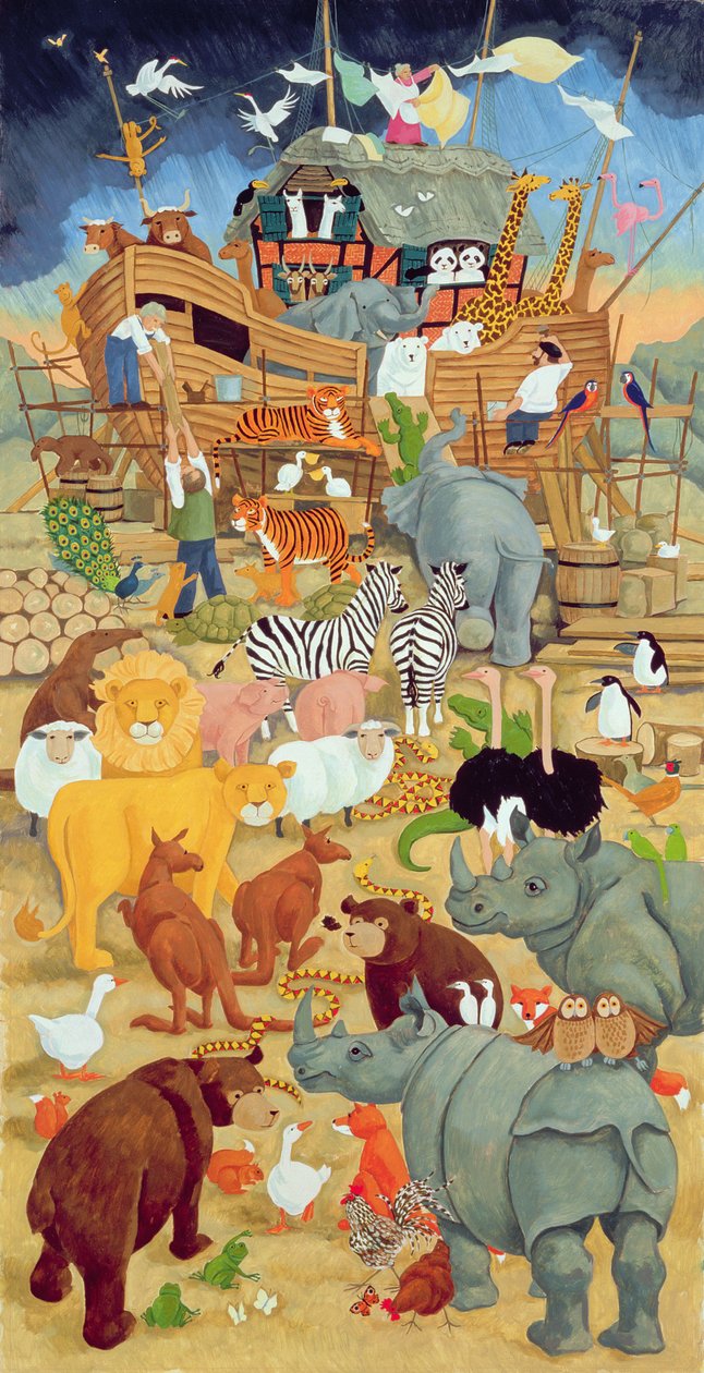 Bygger Noahs ark av Linda Benton
