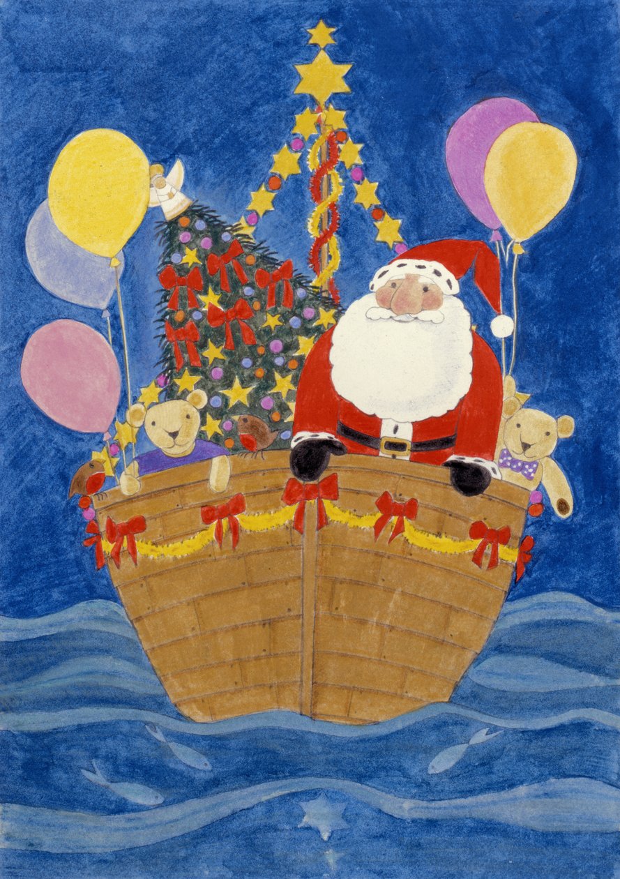 Julenissens båt av Linda Benton