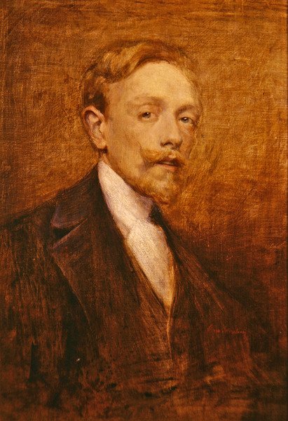 Selvportrett, 1900 av Lino Selvatico