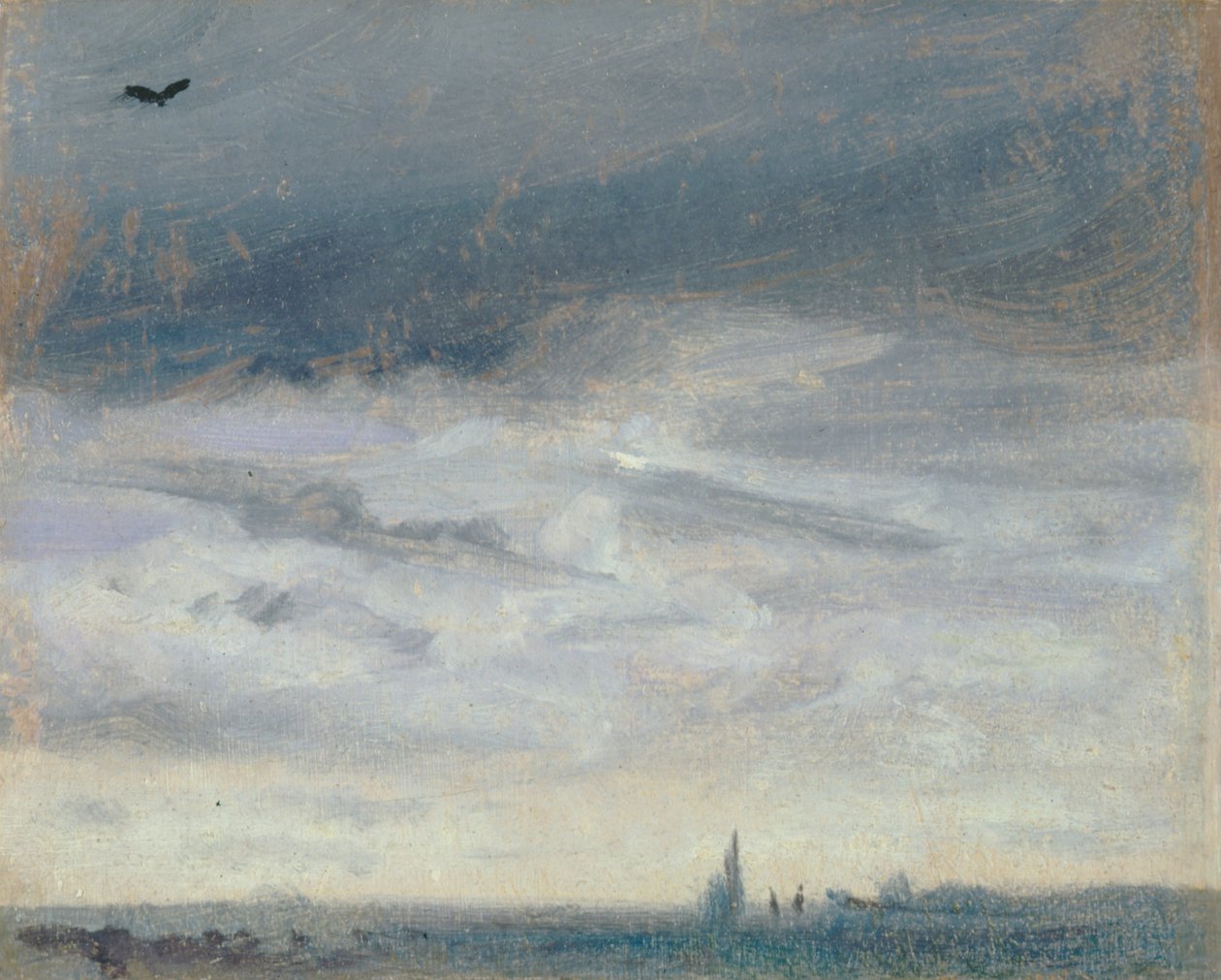 En grå dag av Lionel Constable
