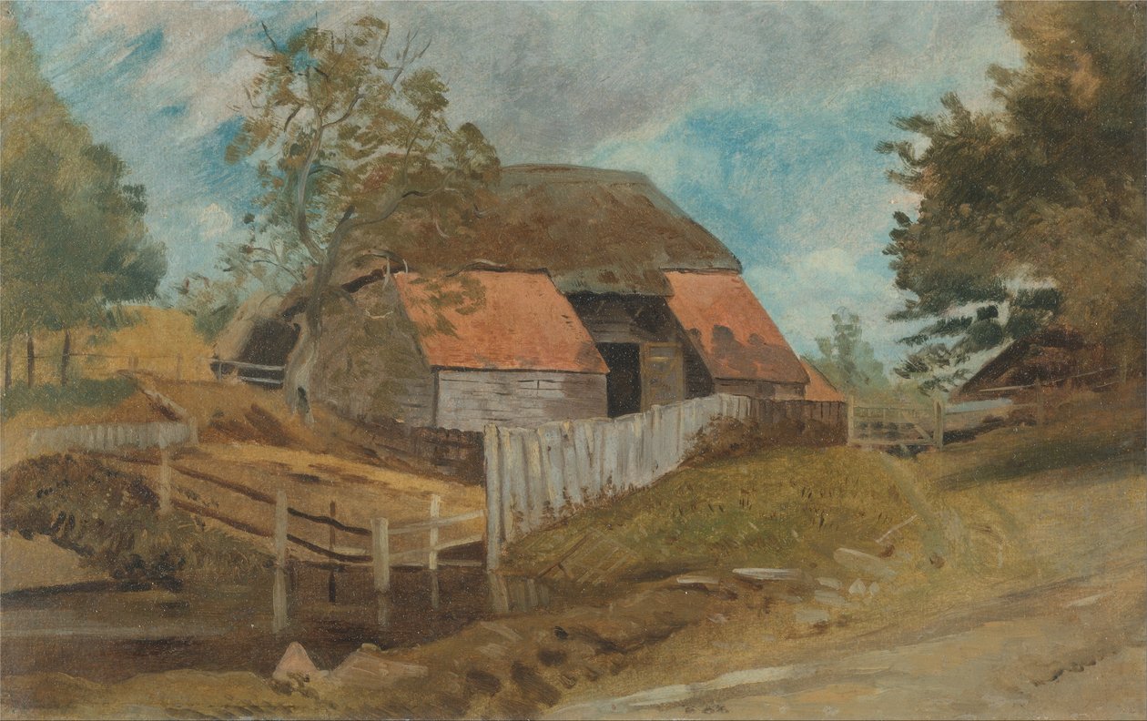 Gammel låve av Lionel Constable