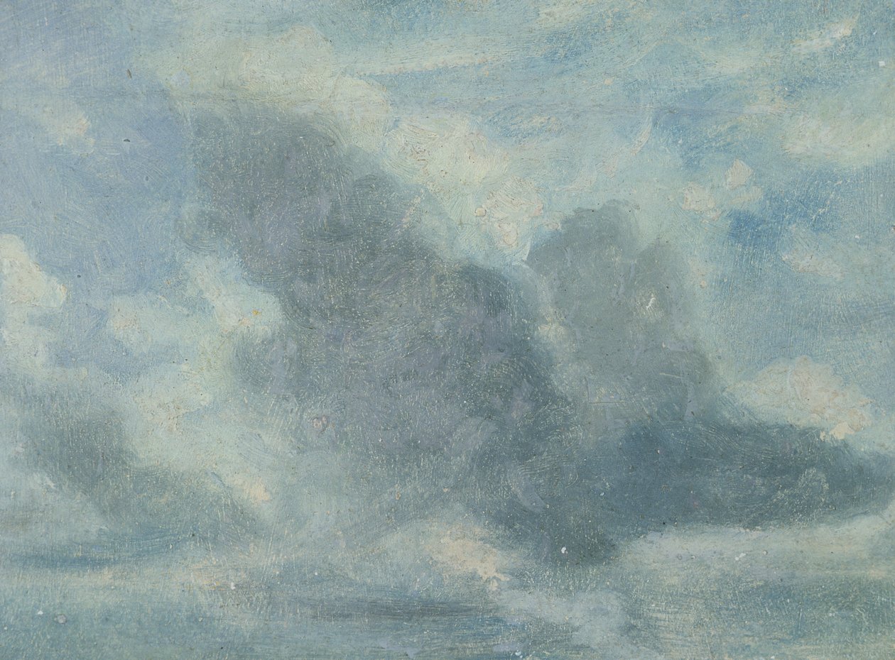 Sky Study, ca. 1822 (olje på papir om bord) av Lionel Constable
