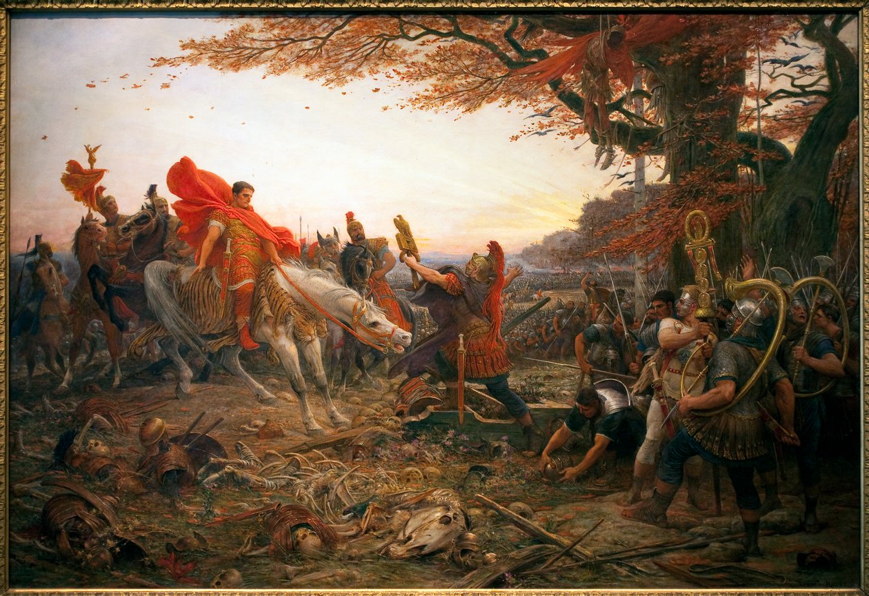 Germanicus etter katastrofen i Varus av Lionel Noel Royer
