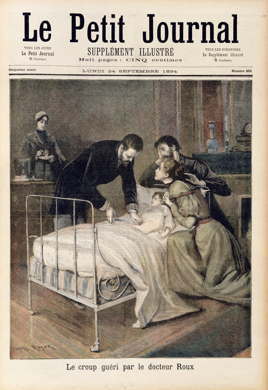 The Croup Cured by Doctor Roux, illustrasjon fra 