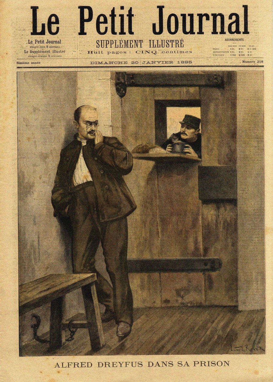 Le Petit Journal angående Dreyfus-affæren, 1895. av Lionel Royer
