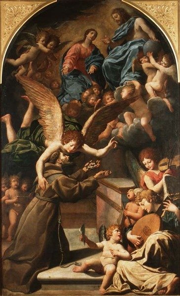 Ekstasen til St. Frans av Lionello Spada