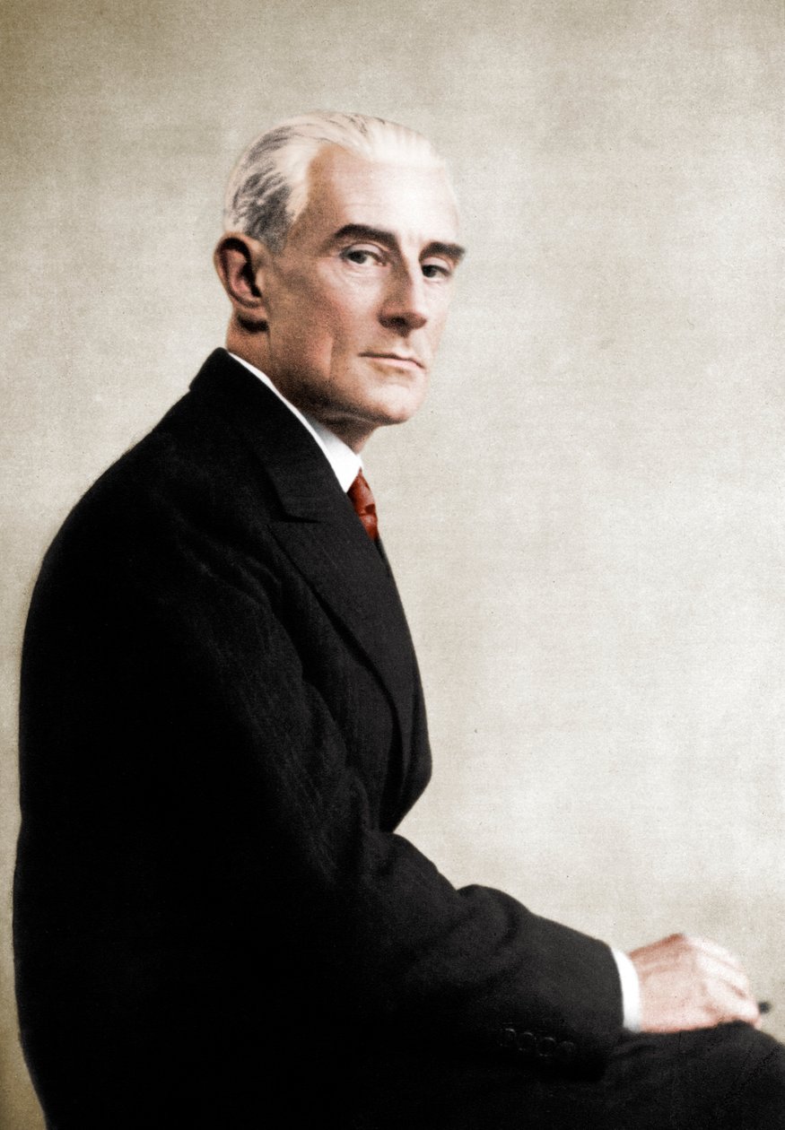 Maurice Ravel 1875-1937, fransk komponist av Lipnitzki