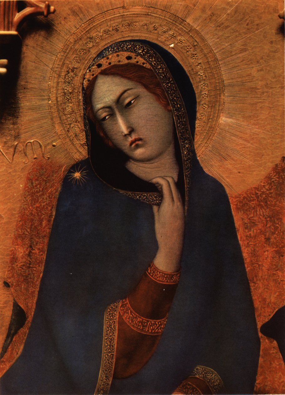 Madonna von Simone Martini av Lippo Memmi
