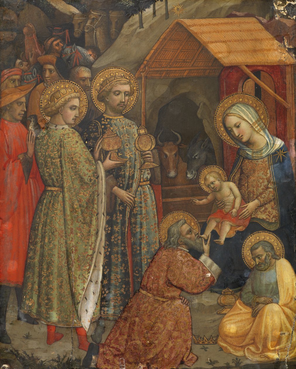 Tilbedelse av magi, 1400 av Lippo di Andrea