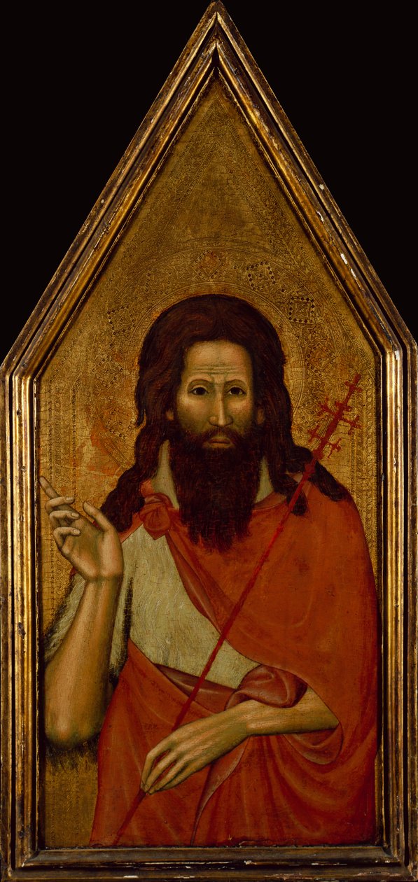 Døperen Johannes (tempera på tre) av Lippo di Benivieni