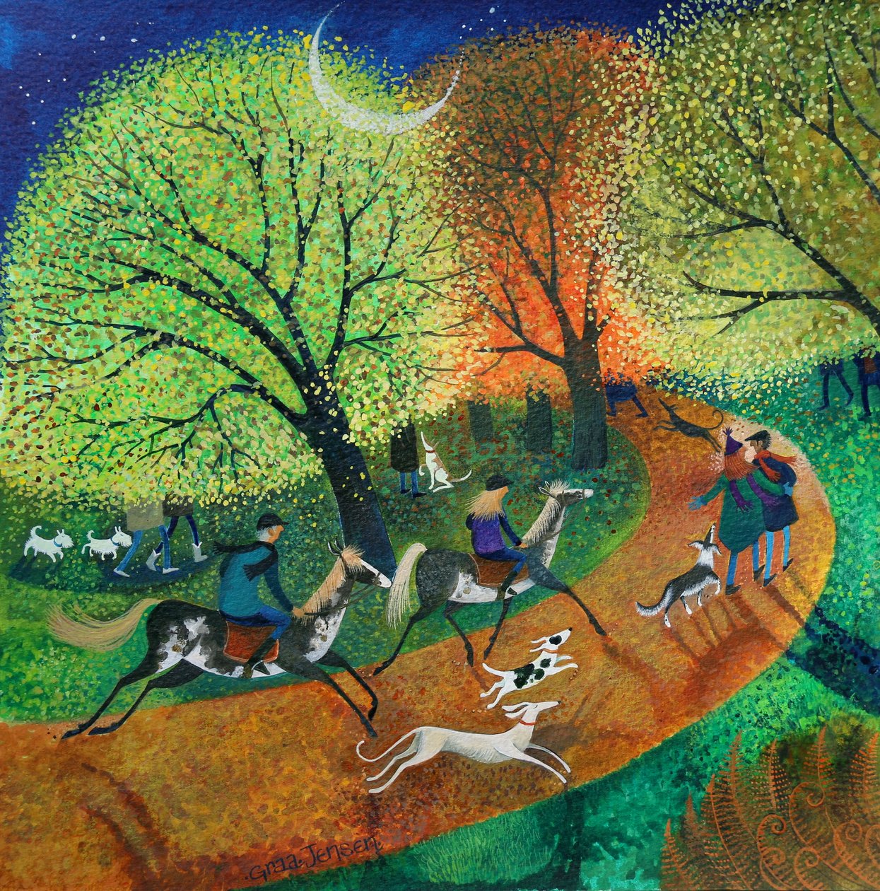 Kveldstur, 2018 av Lisa Graa Jensen