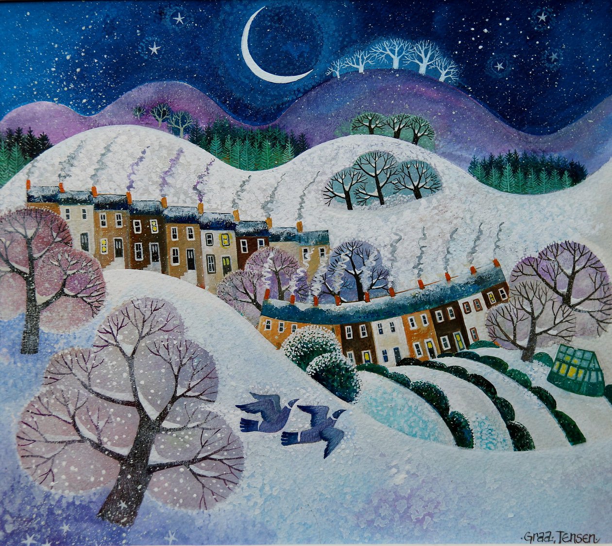 Snøfall, 2019 av Lisa Graa Jensen
