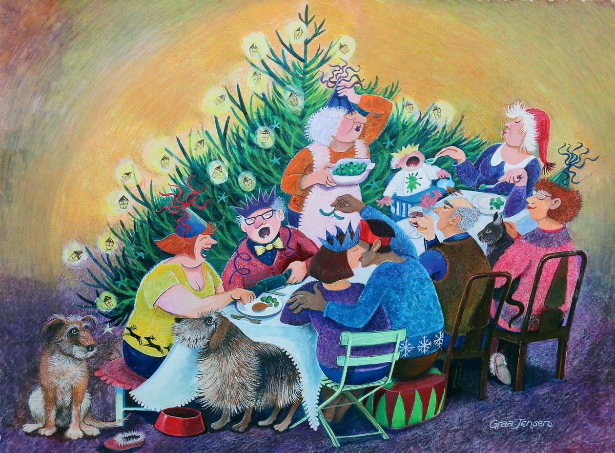 The Last Sprout, 1998, (blandet media på papir) av Lisa Graa Jensen