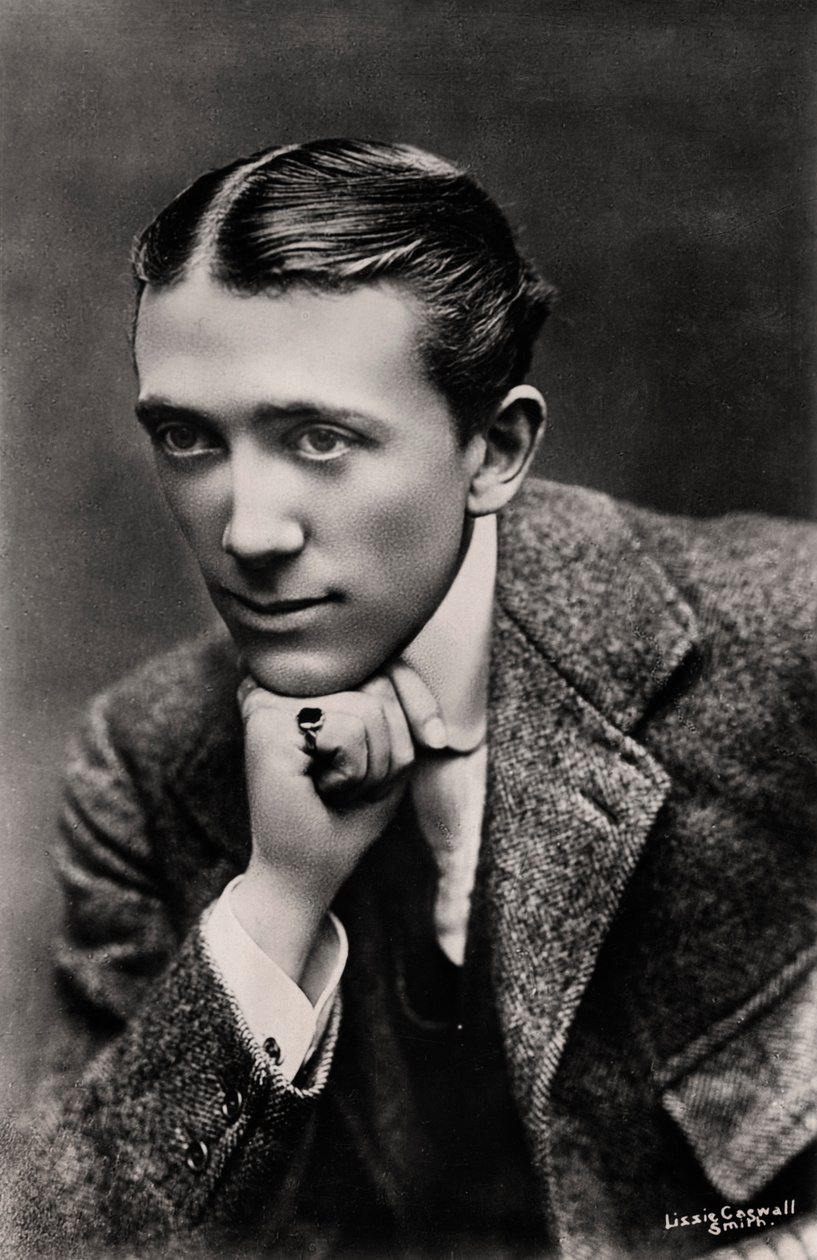 Gerald Du Maurier 1873-1934, engelsk skuespiller og teatersjef, tidlig på 1900-tallet. av Lizzie Caswall Smith