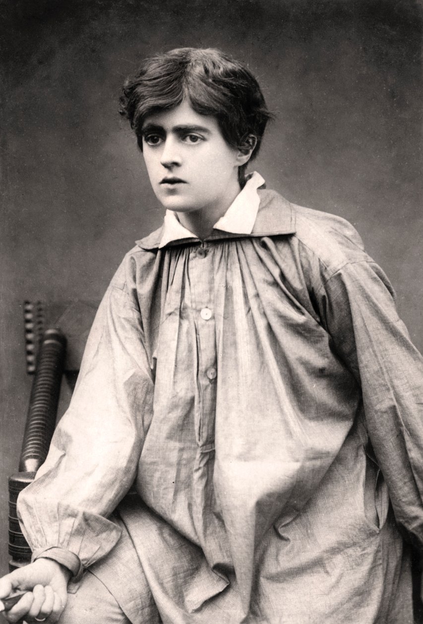 Gertrude Elliott 1874-1950, amerikansk skuespillerinne, 1908. av Lizzie Caswall Smith