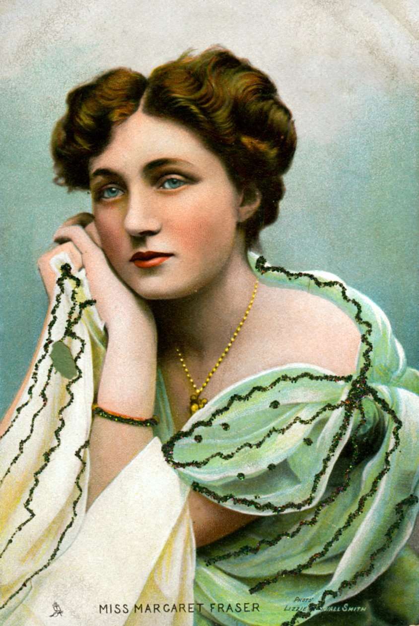 Margaret Fraser , skuespillerinne, 1906. av Lizzie Caswall Smith