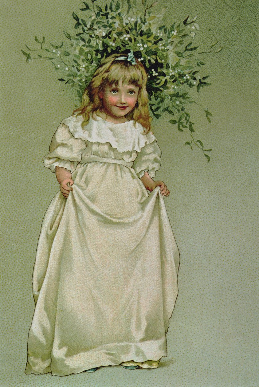 Under mistelteinen, 1800-tallet av Lizzie Mack