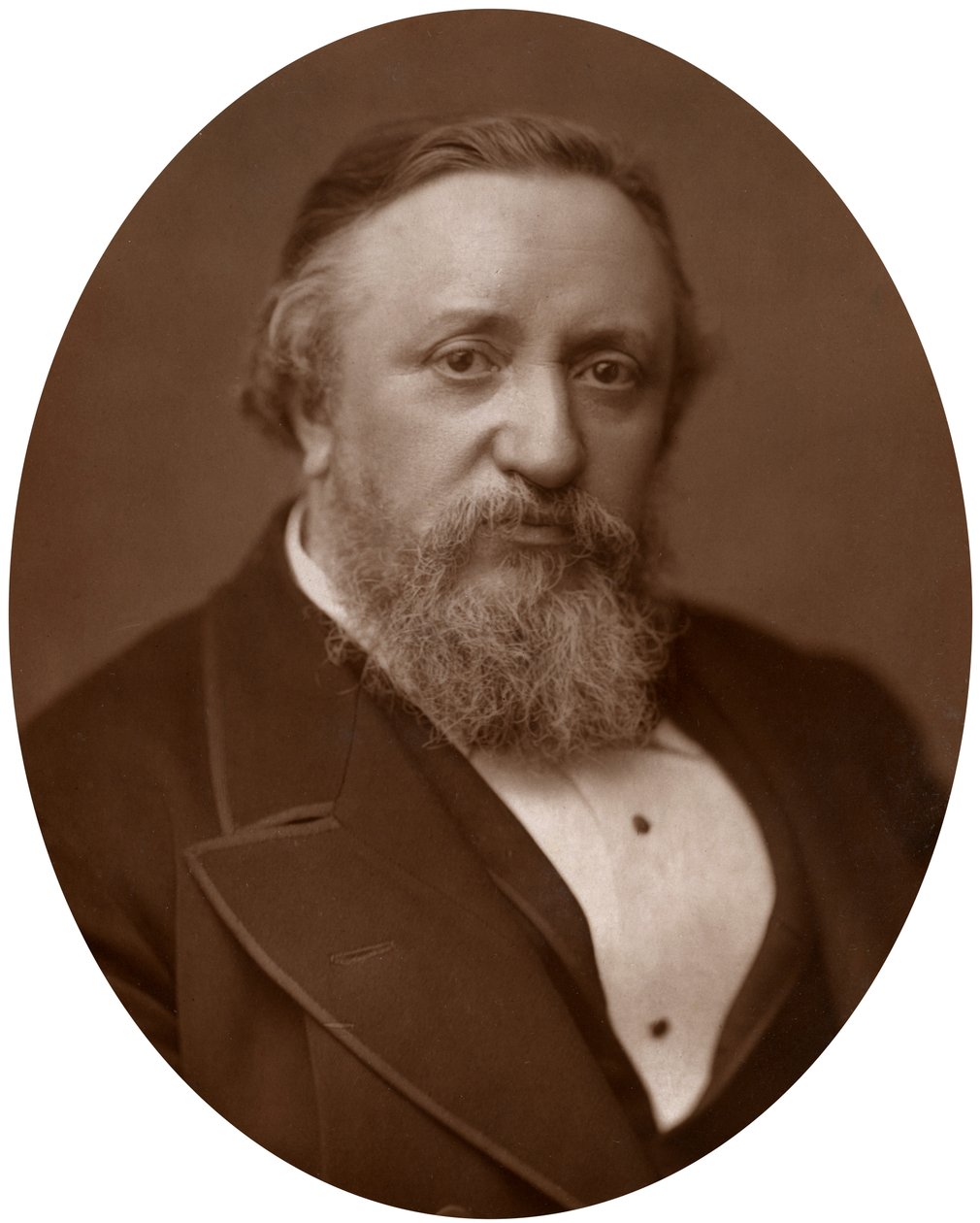 Benjamin Ward Richardson , britisk lege og skribent om medisinsk historie, 1883. av Lock and Whitfield