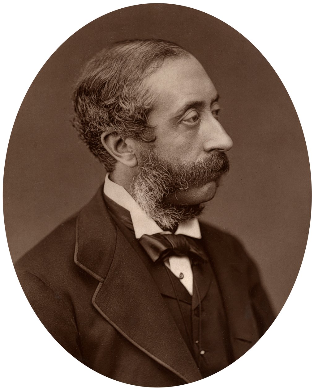 Jarl av Carnarvon, president for Society of Antiquaries, 1880. av Lock and Whitfield