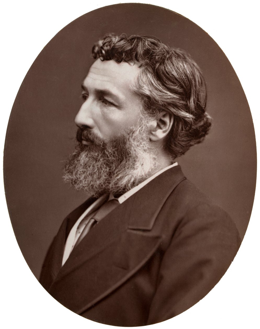 Frederick Leighton , britisk kunstner og kongelig akademiker, 1877. av Lock and Whitfield