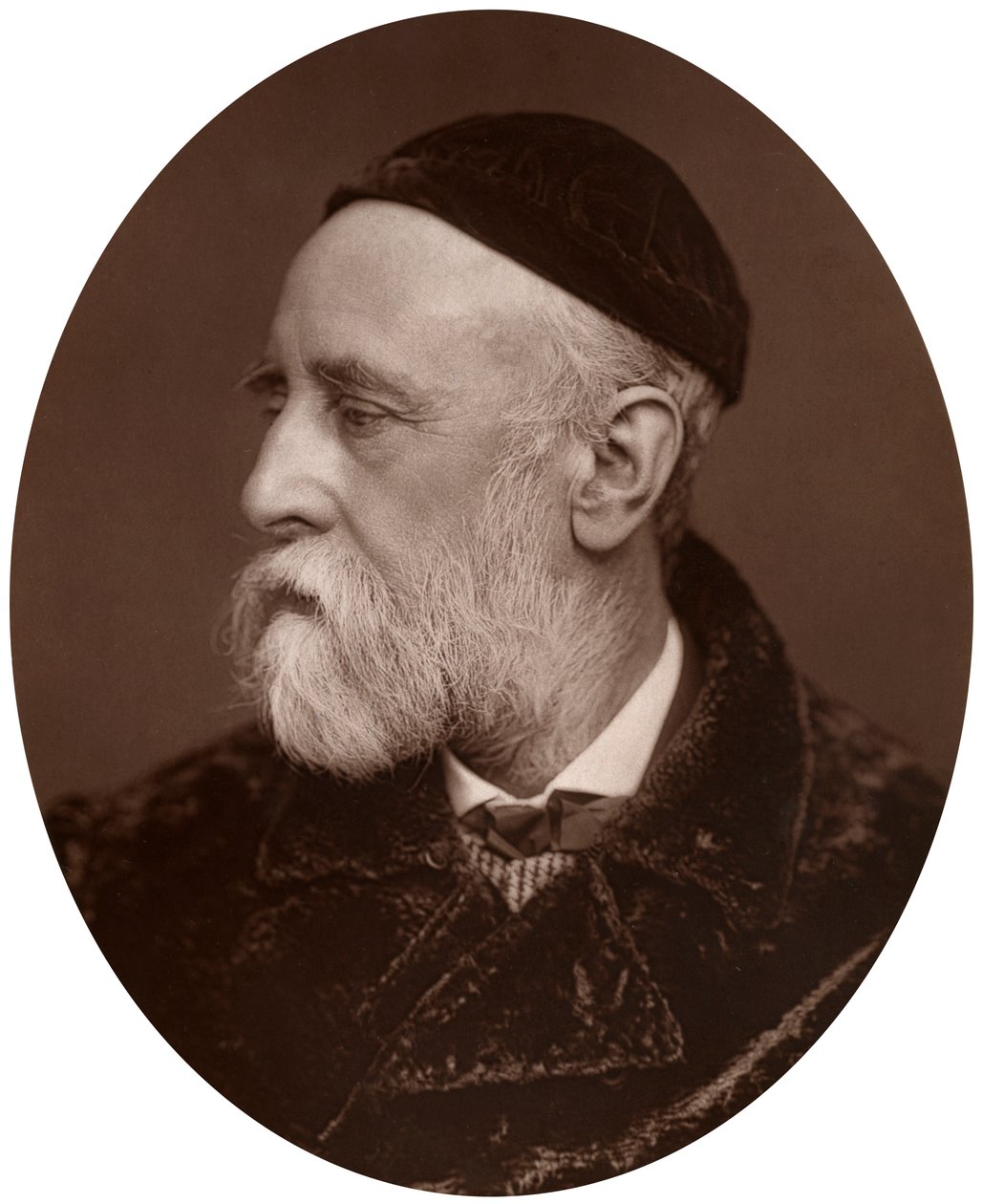 George Frederick Watts, kunstner og kongelig akademiker, 1882. av Lock and Whitfield