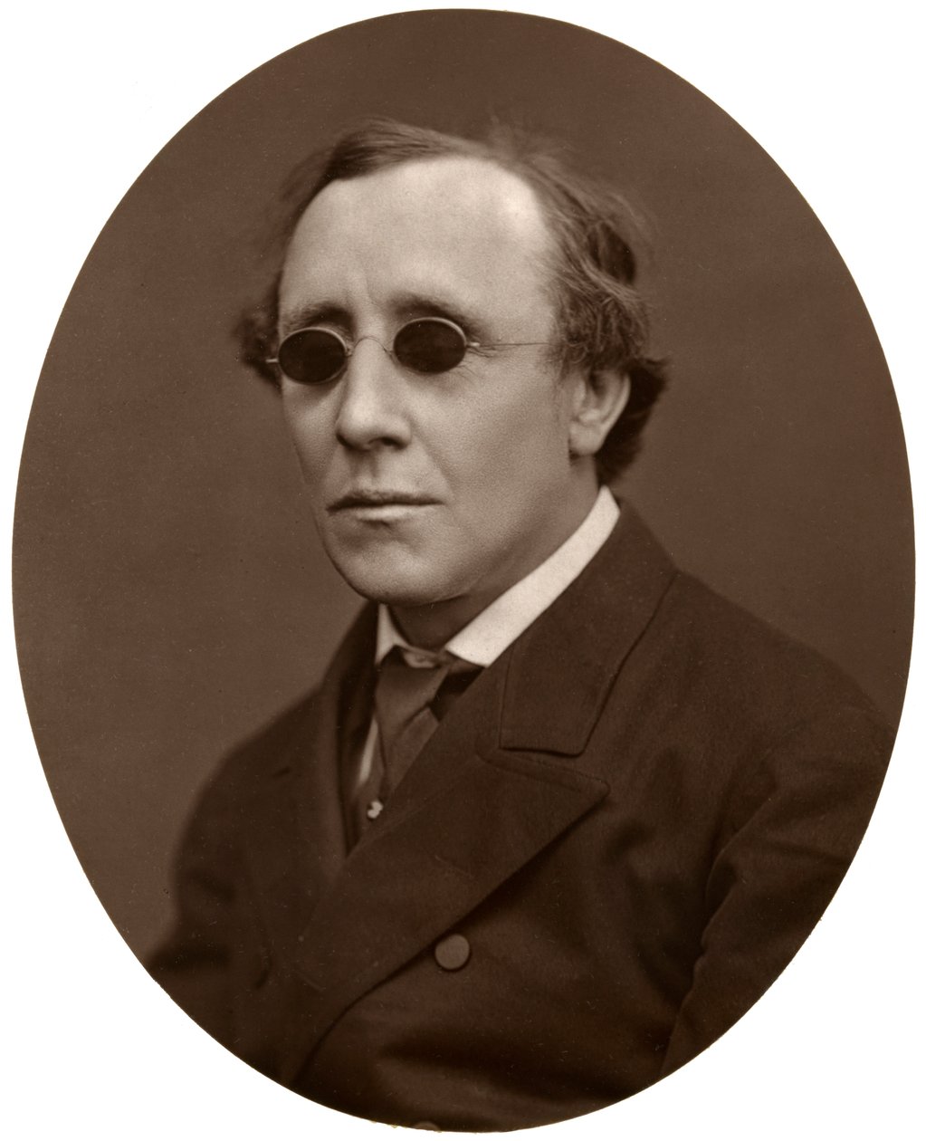 Henry Fawcett, MP, professor i politisk økonomi ved Cambridge University, 1876. av Lock and Whitfield