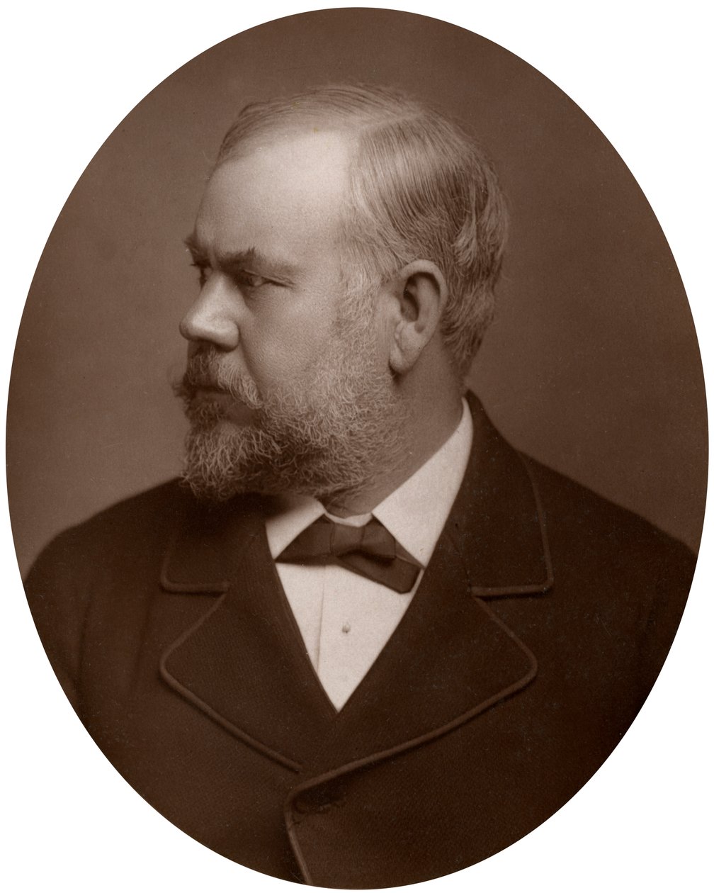 Henry Hugh Armstead, RA, britisk billedhugger og illustratør, 1883. av Lock and Whitfield