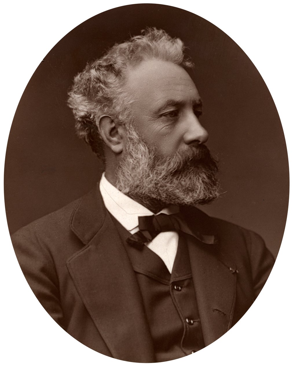 Jules Verne , fransk forfatter, 1877. av Lock and Whitfield