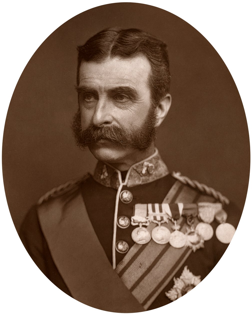 Generalmajor Lord Chelmsford , britisk soldat, 1882. av Lock and Whitfield
