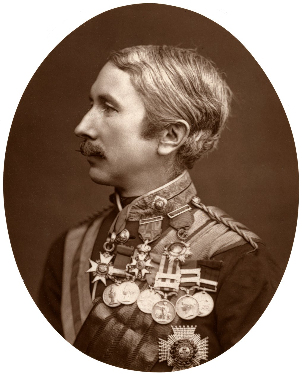 Generalmajor Sir Garnet Wolseley, KCB, britisk soldat, 1876. av Lock and Whitfield