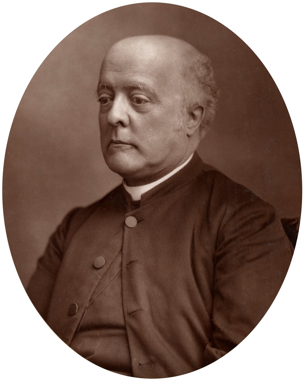 Rev Sir Frederick A Gore Ouseley, Bart, professor i musikk ved University of Oxford, 1883. av Lock and Whitfield